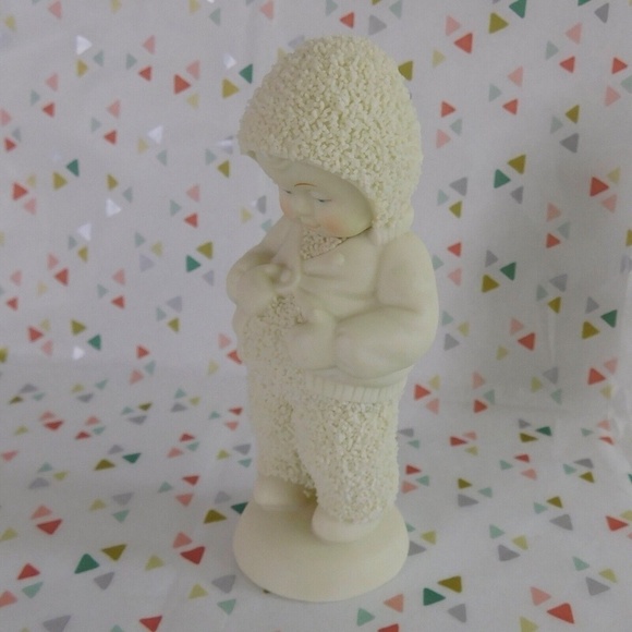 SNOWBABIES Department 56 Where’s My Belly Button Porcelain Figurine Retired - Picture 1 of 10